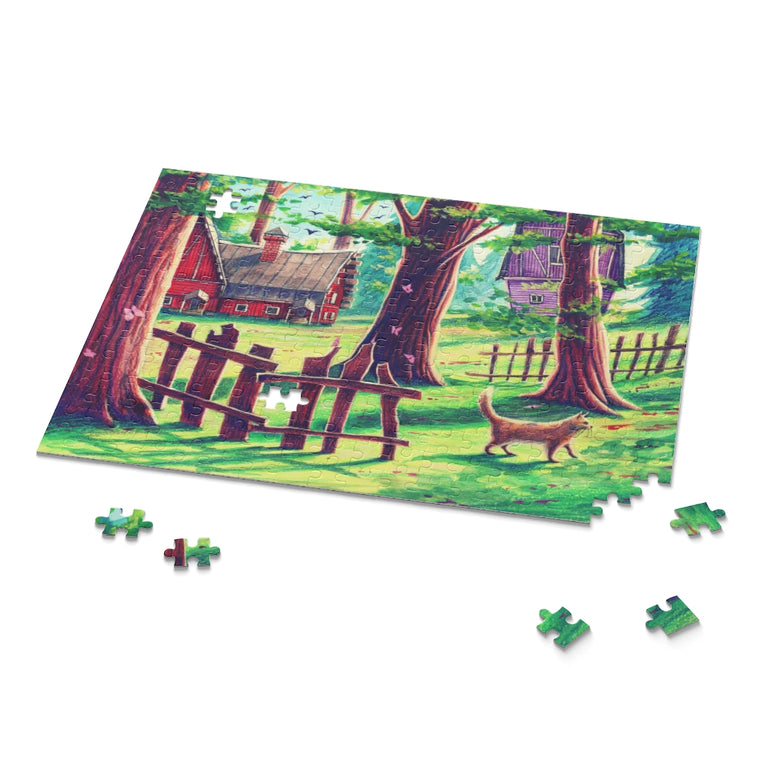 Magic forest landscape - Jigsaw Puzzle