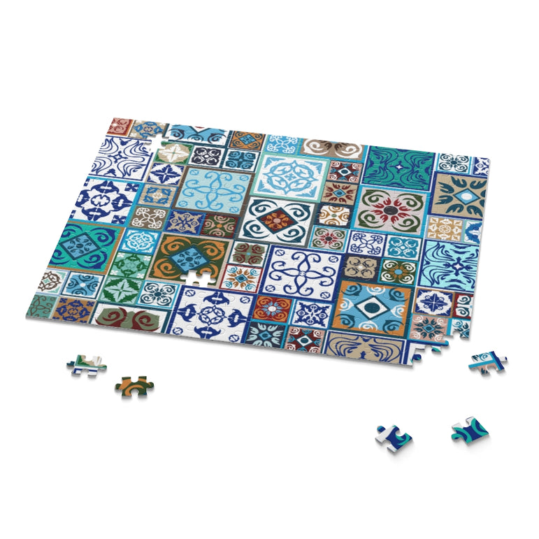 Ceramic Tiles with Oriental Print - Jigsaw Puzzle