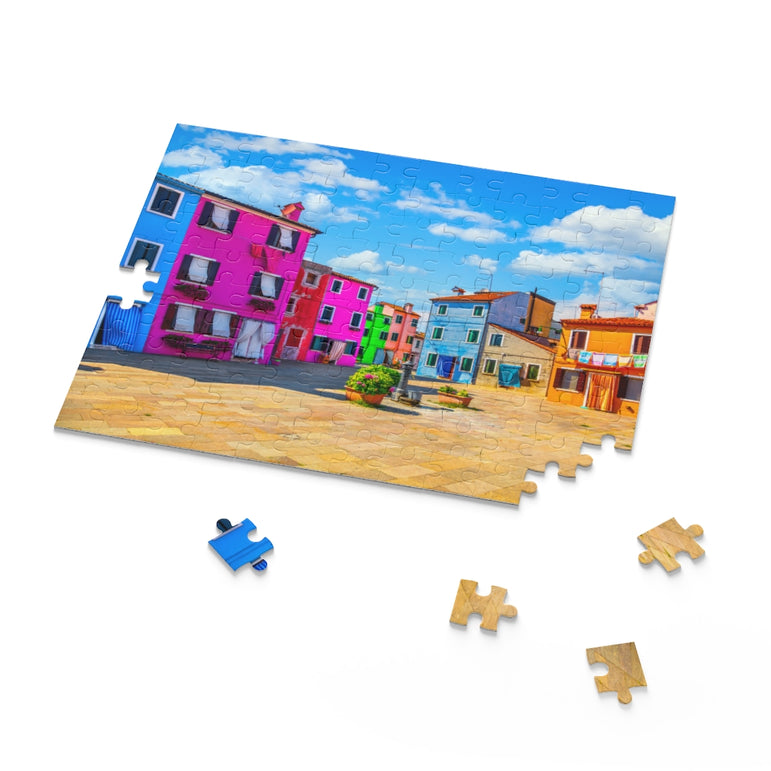 Colorful houses, Italy, Europe - Jigsaw Puzzle