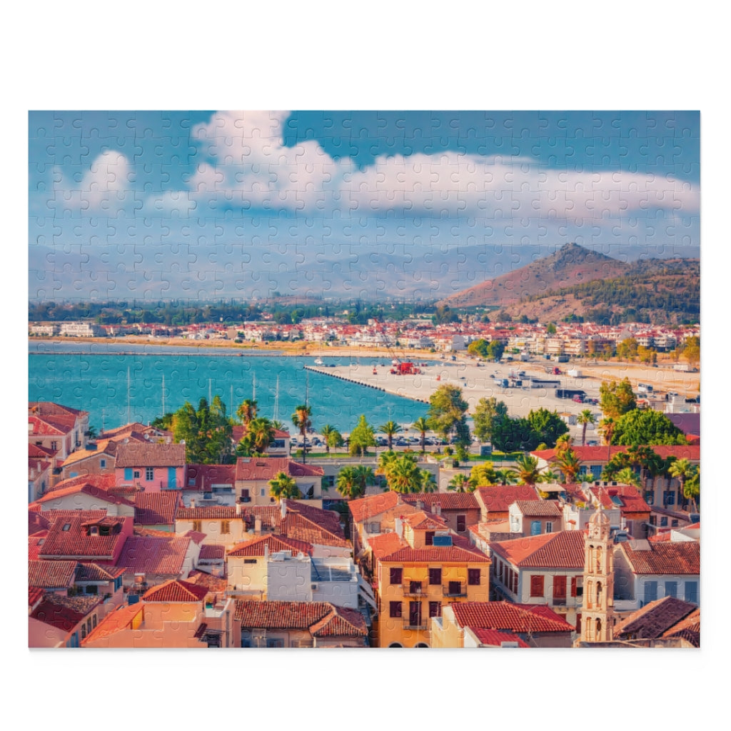 Summer cityscape - Peloponnese peninsula, Greece, Europe - Jigsaw Puzzle