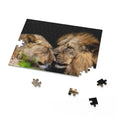 Lion Couple Intimate Love - Jigsaw Puzzle