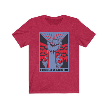 o come let us adore him t shirt