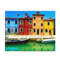 Burano island canal - Venice lagoon, Italy, Europe - Jigsaw Puzzle