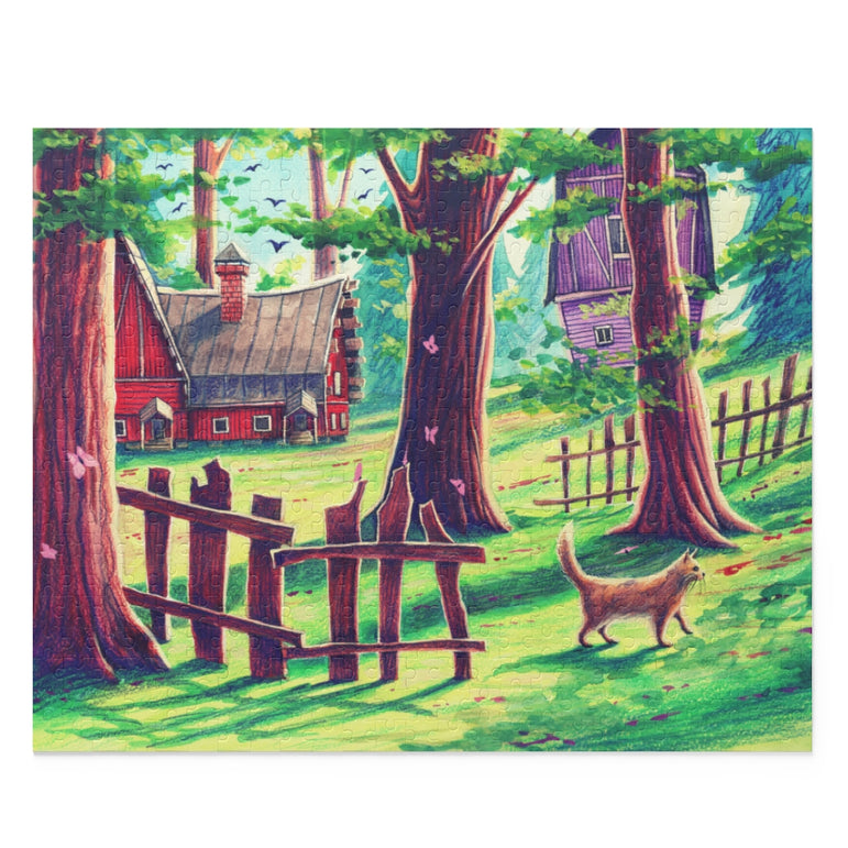 Magic forest landscape - Jigsaw Puzzle