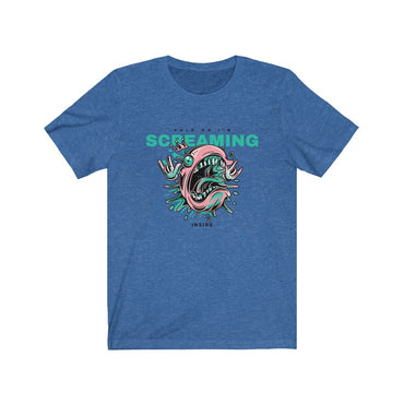 screaming inside t shirt