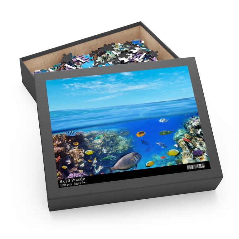 Underwater marine life - coral reef fishes and reefs - Jigsaw Puzzle