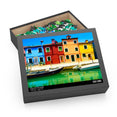 Burano island canal - Venice lagoon, Italy, Europe - Jigsaw Puzzle