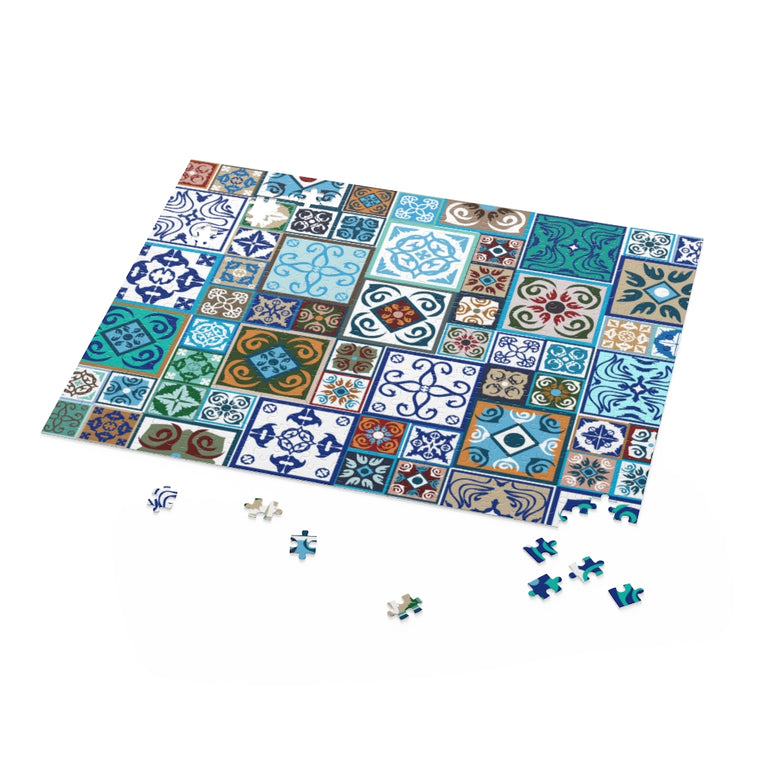 Ceramic Tiles with Oriental Print - Jigsaw Puzzle