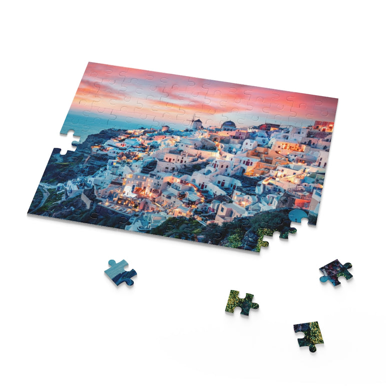 Spring Sunset - Greece, Europe - Jigsaw Puzzle