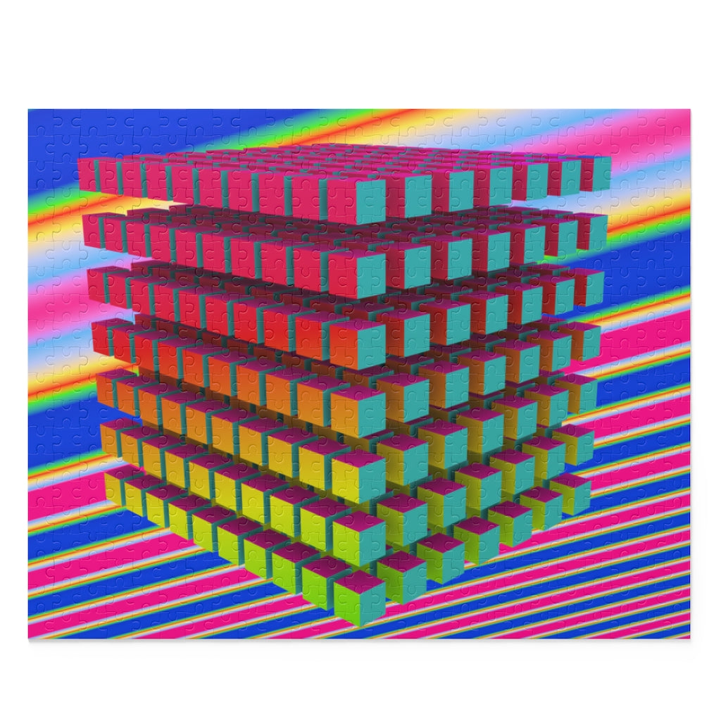 Pop art collage in zine concept - Jigsaw Puzzle