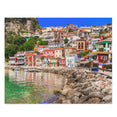 Coloful beautiful town Parga - Greece - Jigsaw Puzzle