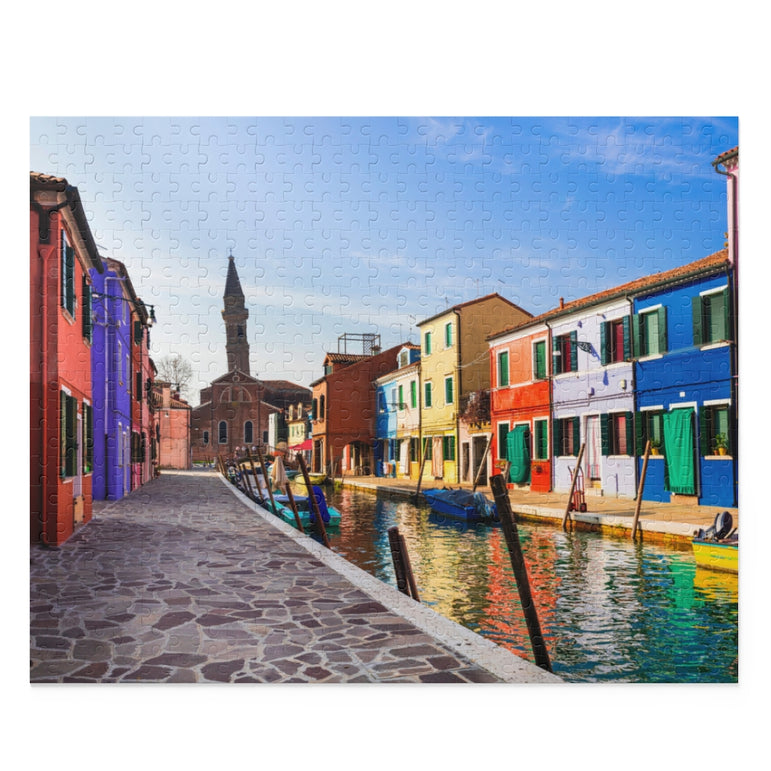 Traditional Fishing Town - Island near of Venice, Italy - Jigsaw Puzzle