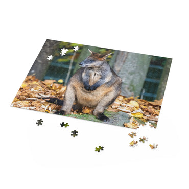 Swamp Wallaby - one of the smaller kangaroos - Jigsaw Puzzle