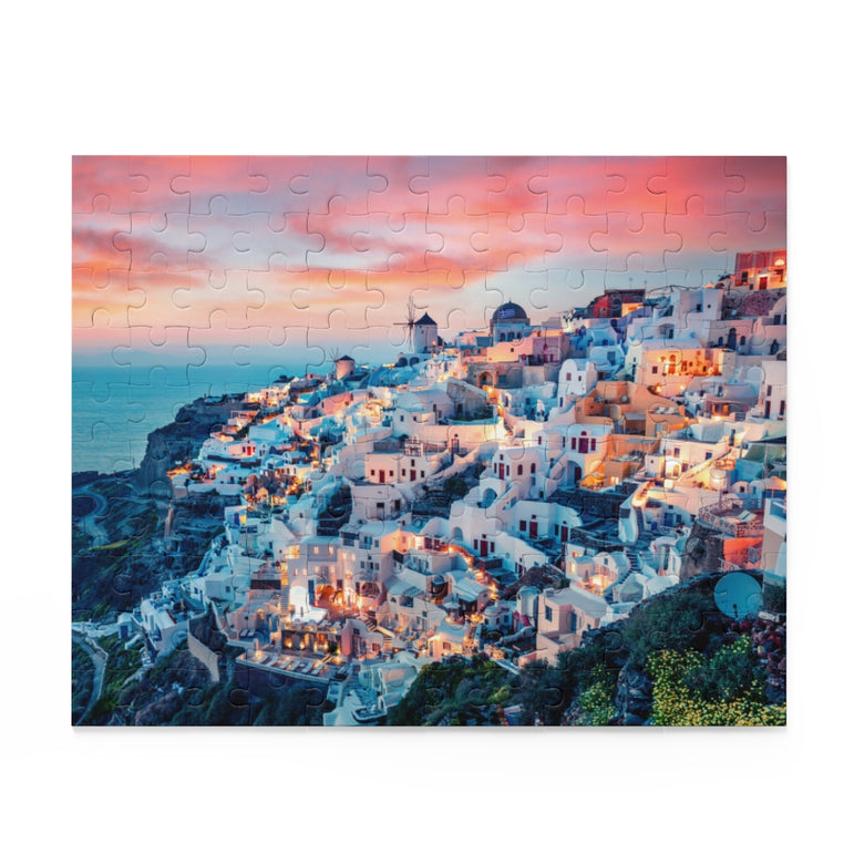 Spring Sunset - Greece, Europe - Jigsaw Puzzle