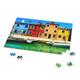 Burano island canal - Venice lagoon, Italy, Europe - Jigsaw Puzzle