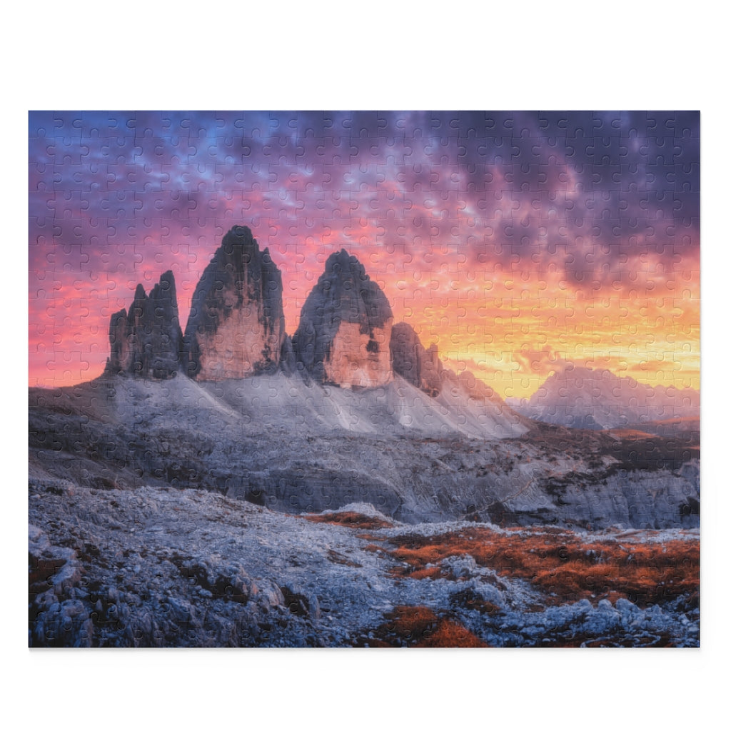 Tre Cime in Dolomites, Italy - Jigsaw Puzzle