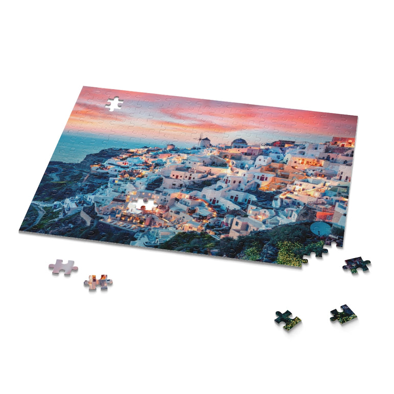 Spring Sunset - Greece, Europe - Jigsaw Puzzle