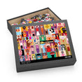 Large group of people - Art composition - Jigsaw Puzzle