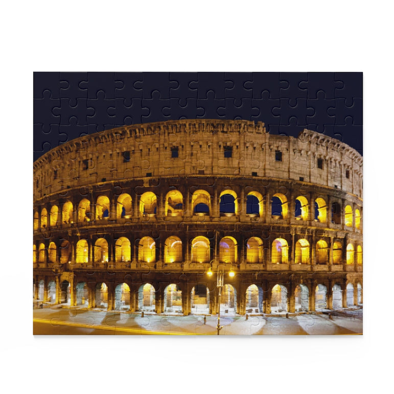 Rainy day - Colosseum in Rome, Italy - Jigsaw Puzzle