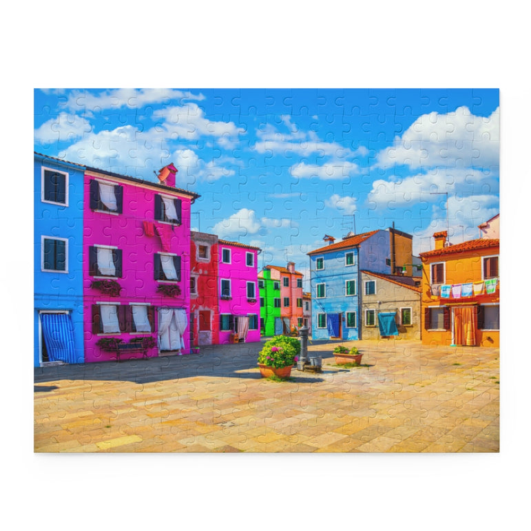 Colorful houses, Italy, Europe - Jigsaw Puzzle