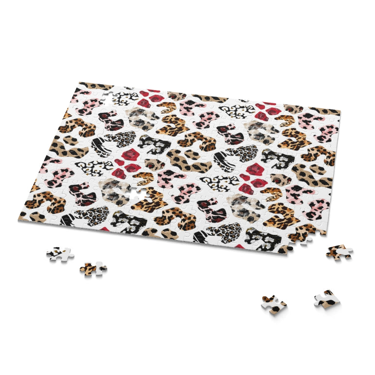 leopard zebra and, leopard - Jigsaw Puzzle