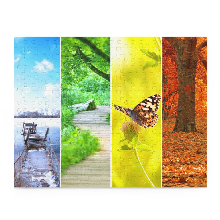 Beautiful natural landscapes - winter, spring, summer, autumn - Jigsaw Puzzle