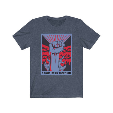 o come let us adore him t shirt