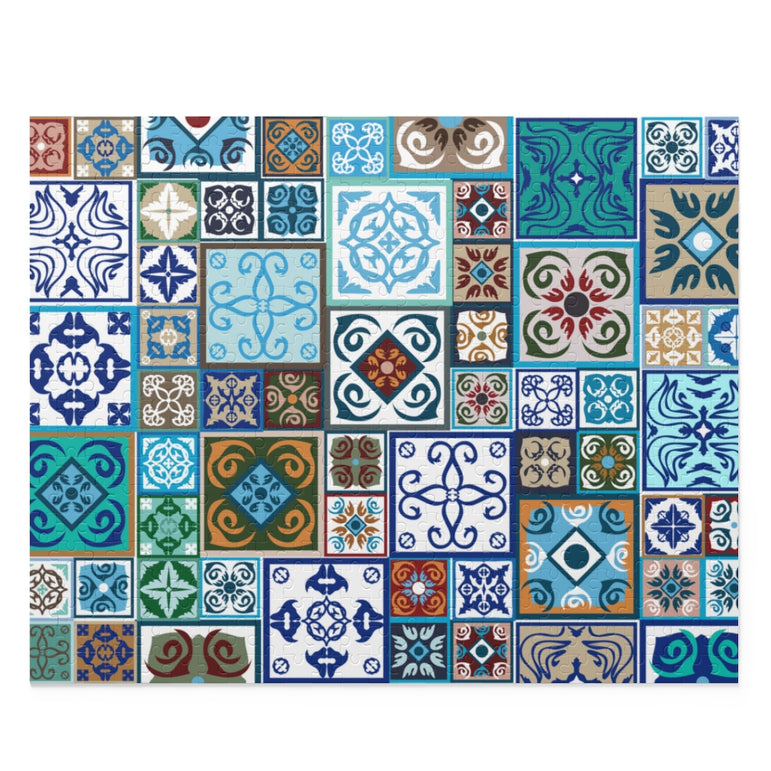 Ceramic Tiles with Oriental Print - Jigsaw Puzzle