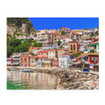 Coloful beautiful town Parga - Greece - Jigsaw Puzzle