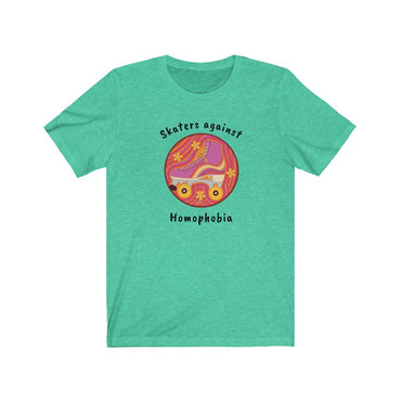 skaters against homophobia t shirt