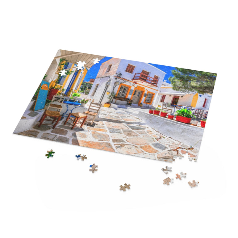 Greek village in Paros island, Greece - Jigsaw Puzzle