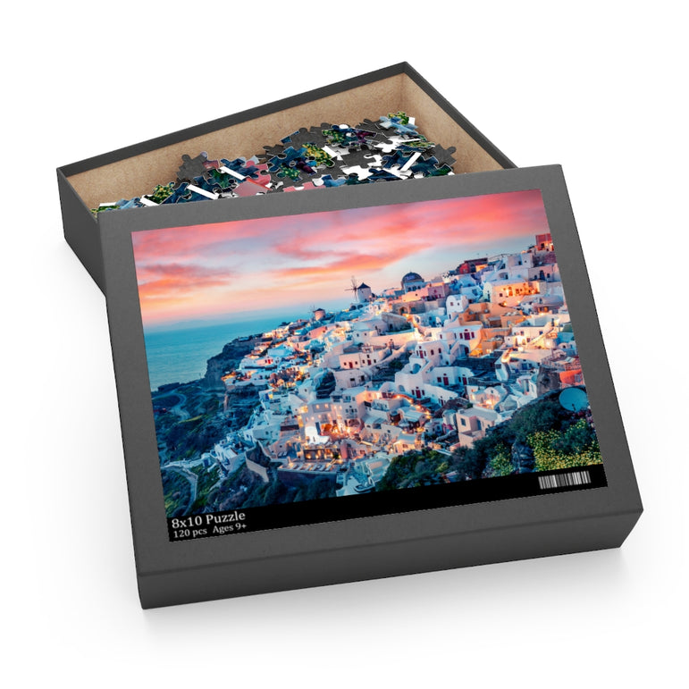 Spring sunset - Greece, Europe - Jigsaw Puzzle