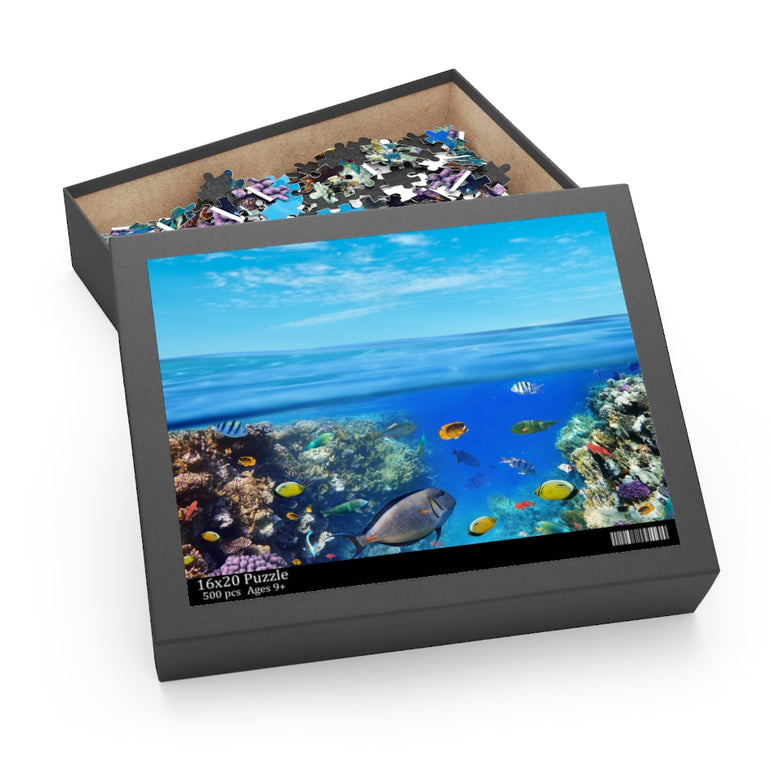 Underwater marine life - coral reef fishes and reefs - Jigsaw Puzzle