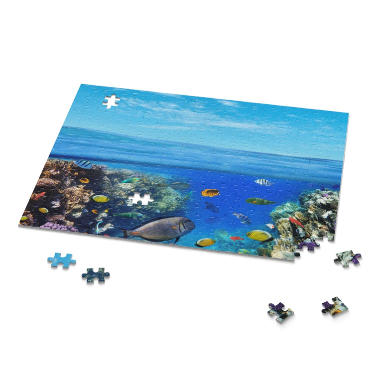 Underwater marine life - coral reef fishes and reefs - Jigsaw Puzzle